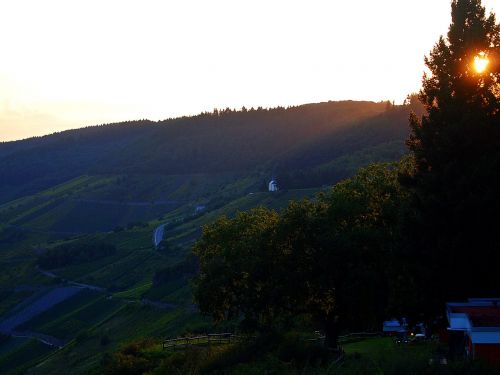autumn sunset hills