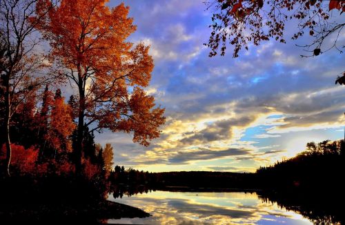 autumn landscape colors nature