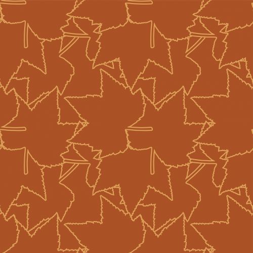 autumn leaves repeat pattern