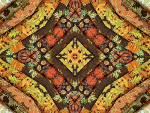 Autumn Quilt Background