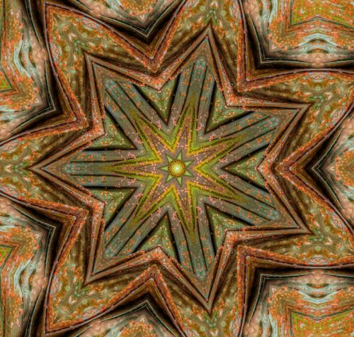 Autumn Star Kaleidoscope