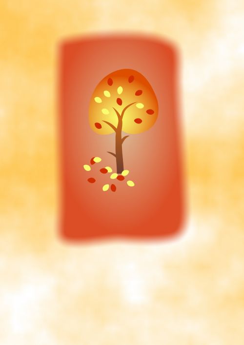 Autumn Tree Card