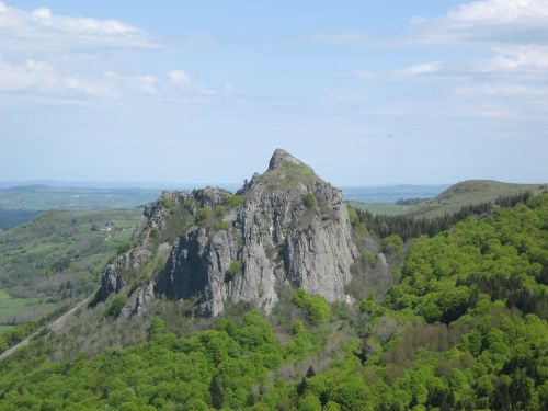 auvergne landscape mountain