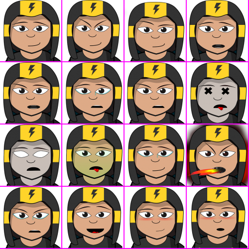 avatar dress-up head emotions