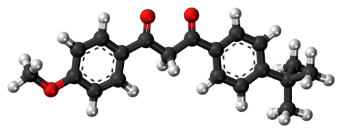 avobenzone compound molecule