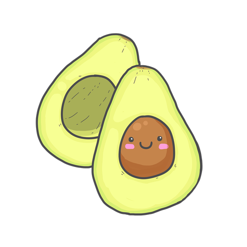 avocado  green  food