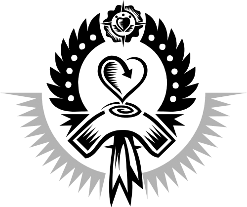 award coat of arms ribbon
