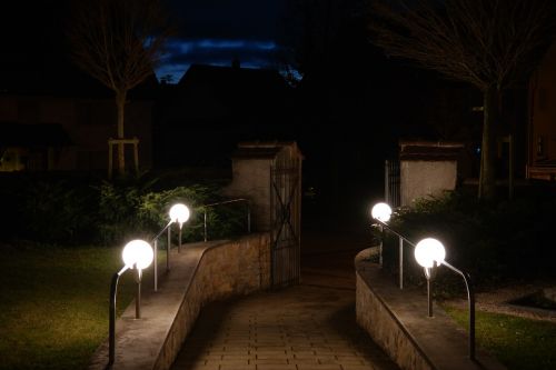 away illuminated lamps