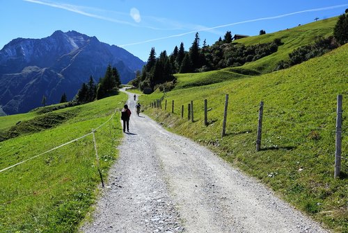 away  road  woman