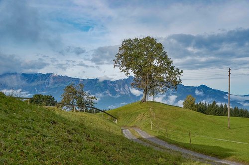 away  hill  landscape