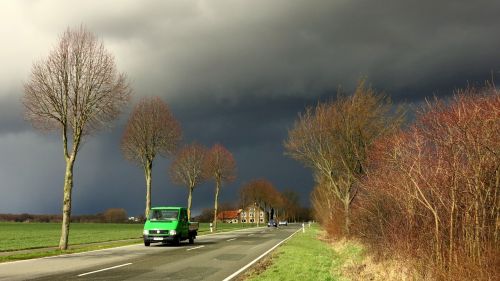 away storm clouds