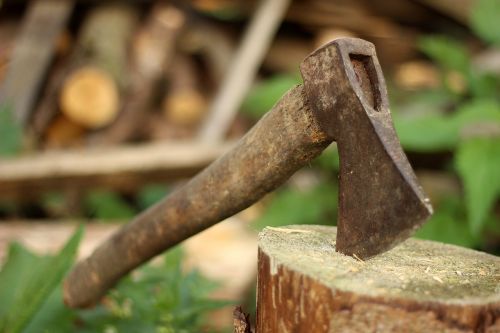 axe old lumberjack