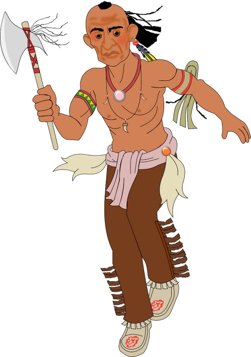 axe indian running