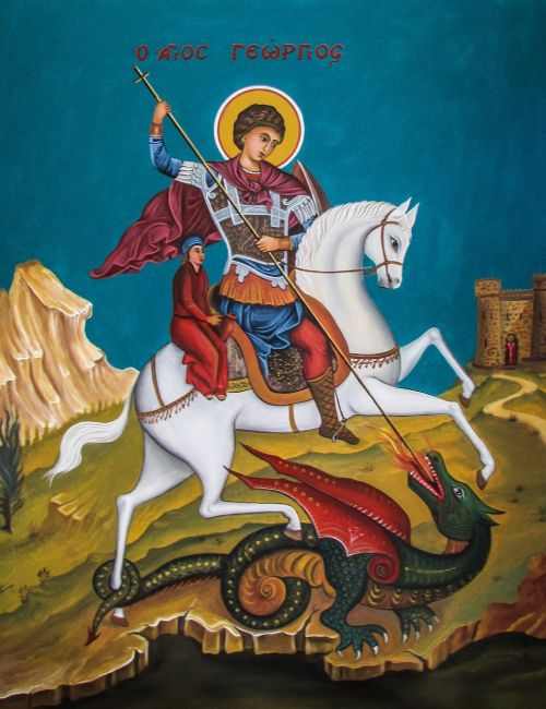 ayios georgios saint dragon