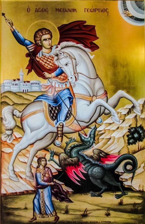 ayios georgios saint dragon
