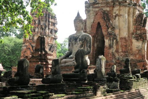 ayutthaya thailand buddha