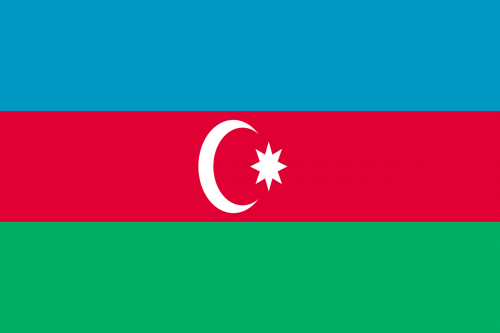 azerbaijan flag national flag