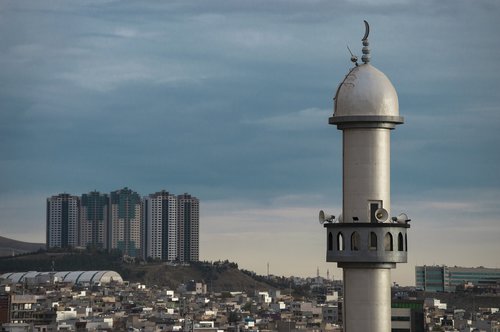 azmar mosque in sulaimaniyah  islam  kurdistan