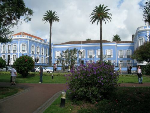 azores manor house house blue
