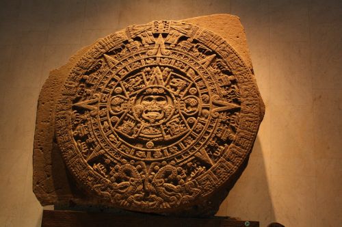 aztec calendar aztec sculpture