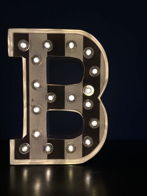 b letter shape
