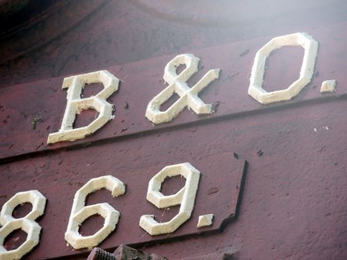 B &amp; O Sign