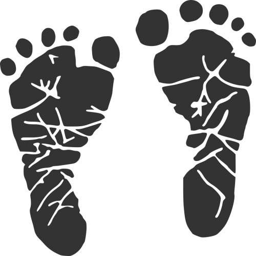 baby footprint feet