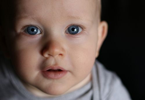 baby infant blue