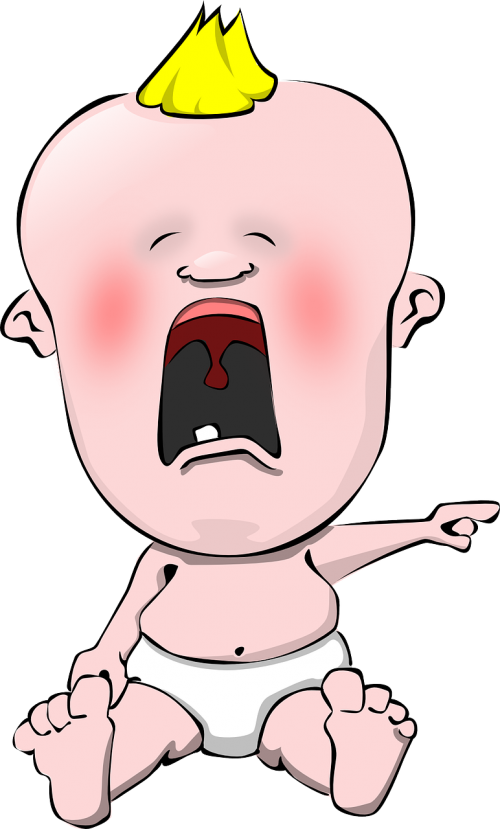 baby crying mad