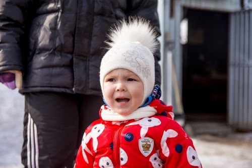 baby winter portrait