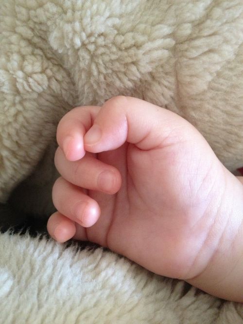 baby hand