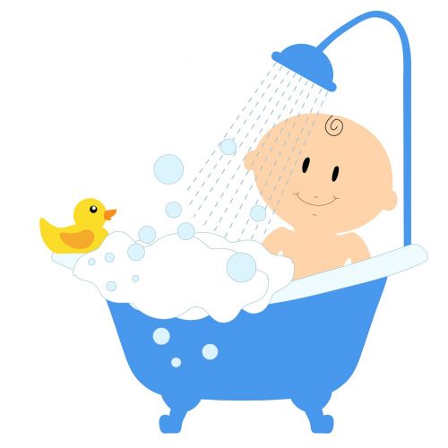 baby bath shower