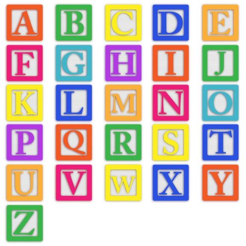 baby blocks alphabet abc