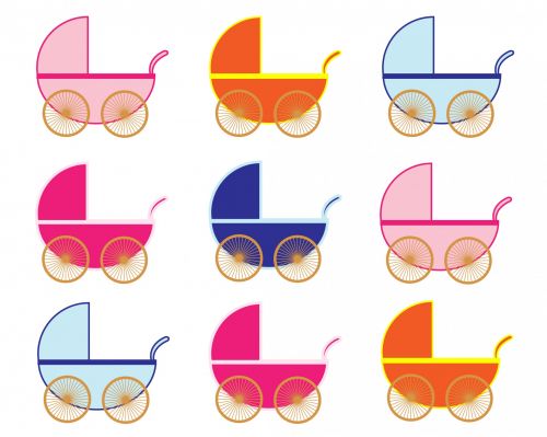 Baby Carriage Clipart