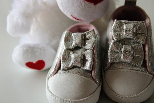 baby shoes  girl  charming
