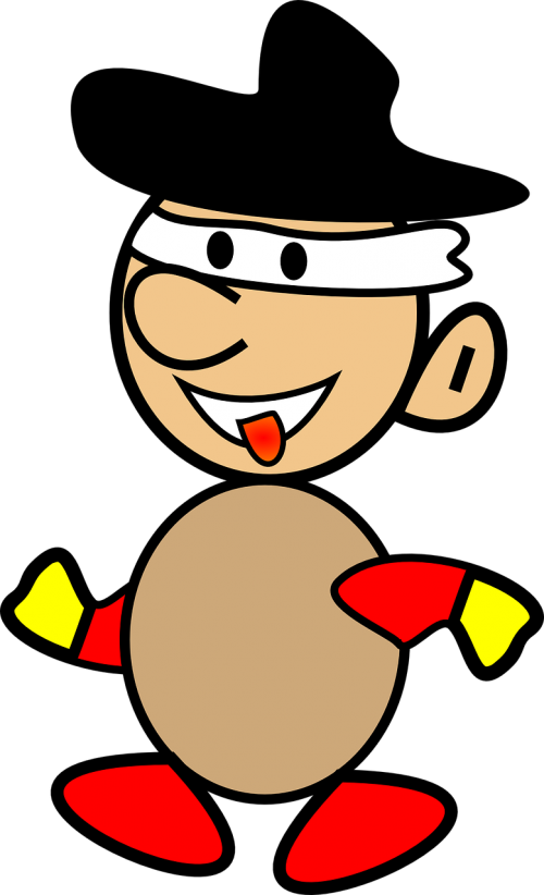 babyface cartoon character