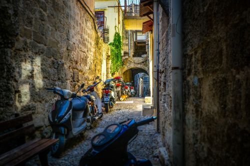 Back Alley In Rhodes