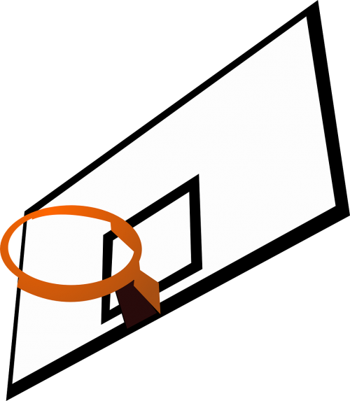 backboard rim basketball