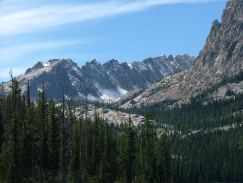 backcountry mountain range