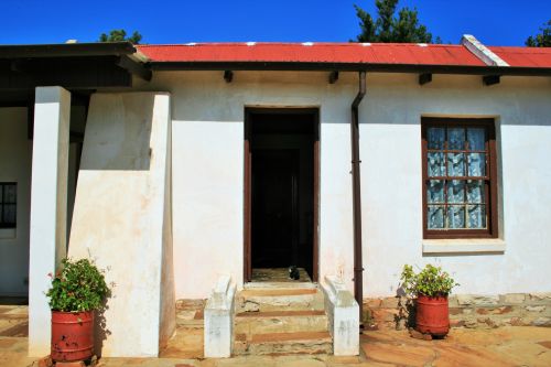 Backdoor Of Old Farmhouse