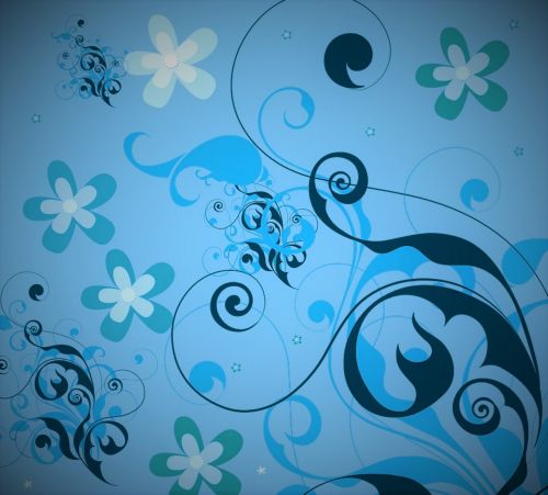 background floral pattern