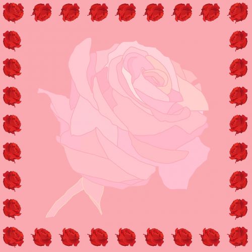 background rose red