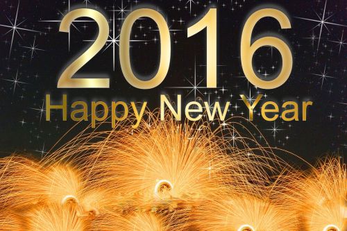 background 2016 new year's day