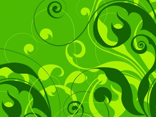 background floral green