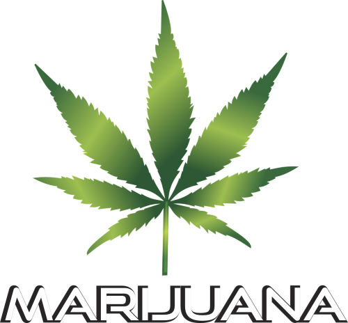 background black cannabis