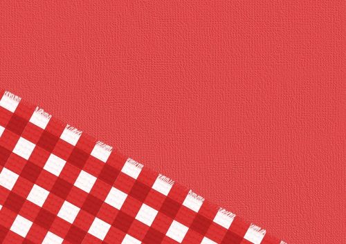 background red gingham
