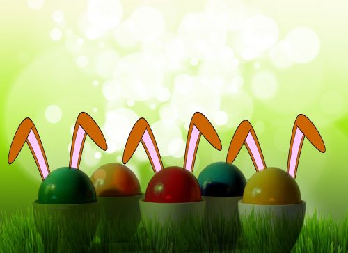 background easter abstract