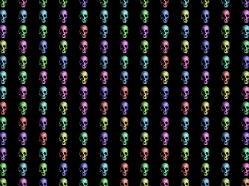 background skulls human
