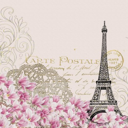 background vintage eiffel