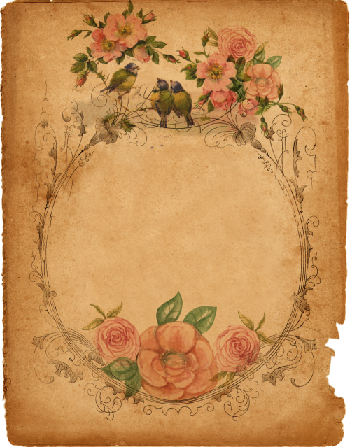 background parchment romantic